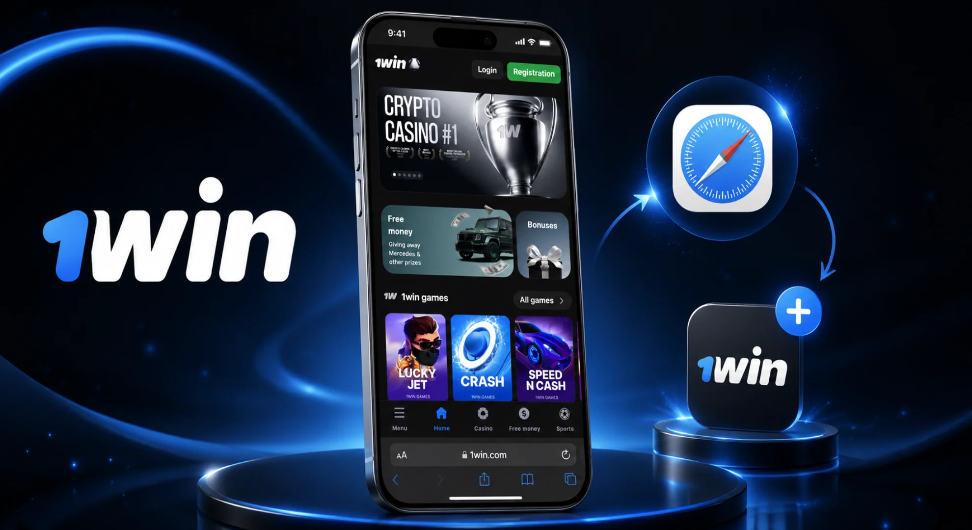 1win iOS PWA installation guide for Indian users